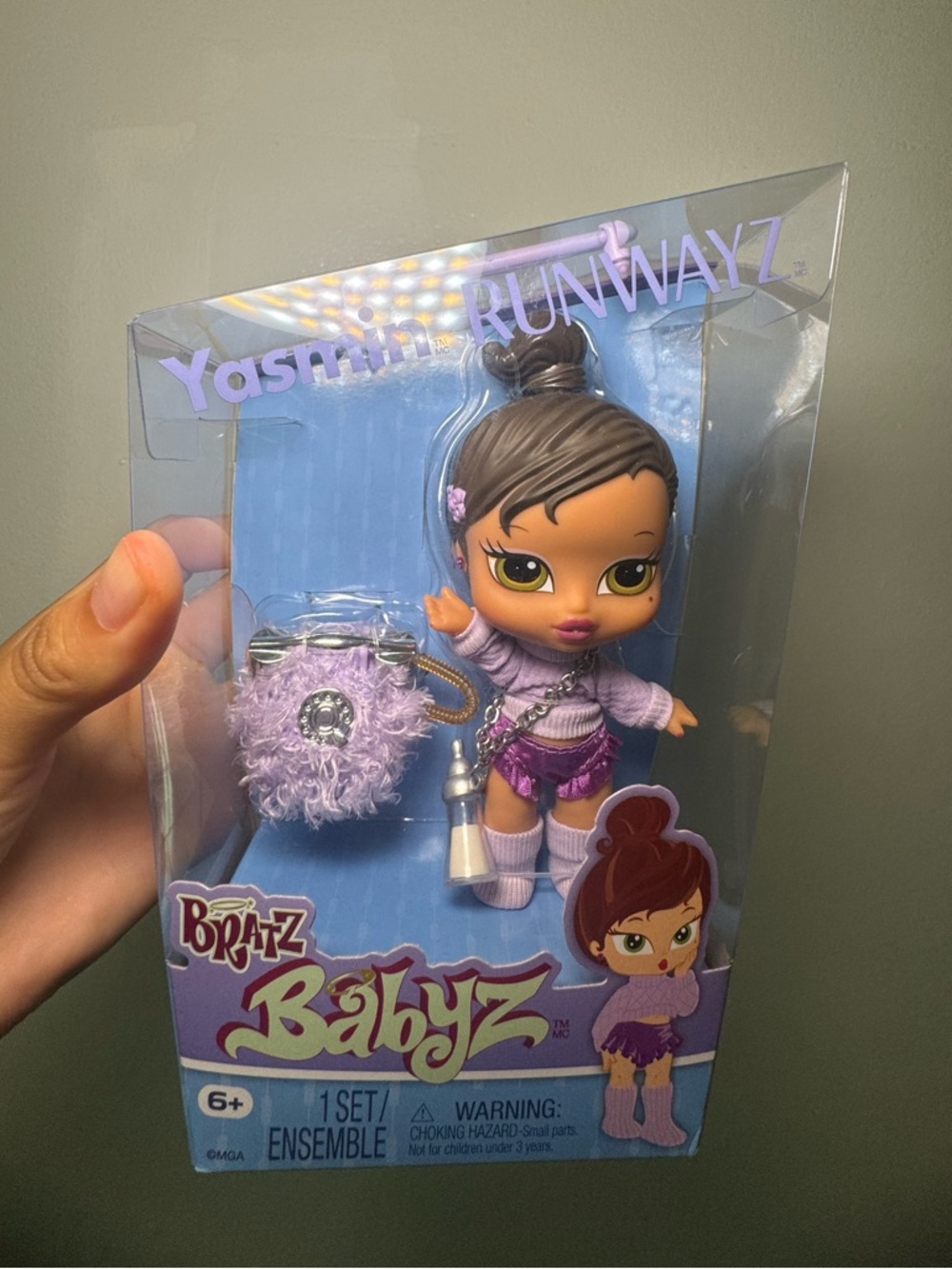 Bratz Babyz Runwayz Yasmin Edition Doll - Purple